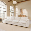 JUMMICO 159" Modular Sectional Chenille Couches Linear Sofa by JUMMICO