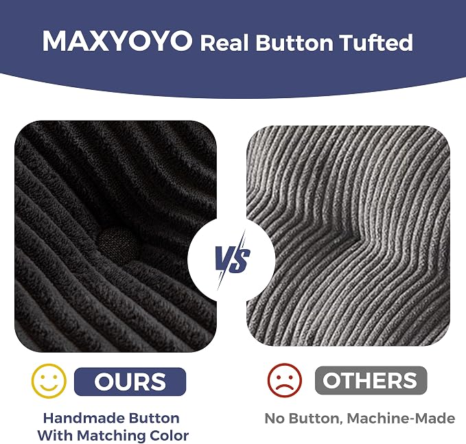 MAXYOYO 129.5" Modular Sectional Sofa Couch, U Shaped Modern Cloud Couch - Image 9