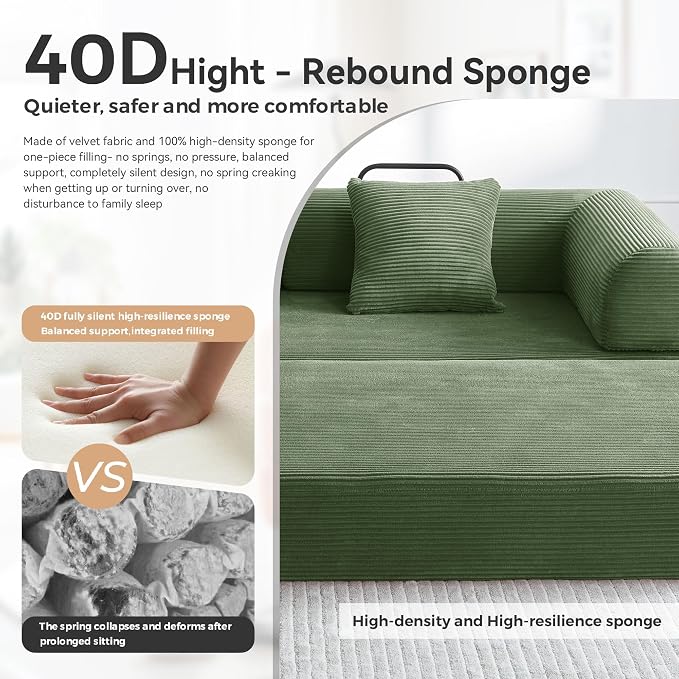 Convertible Floor Sofa Bed - Image 7