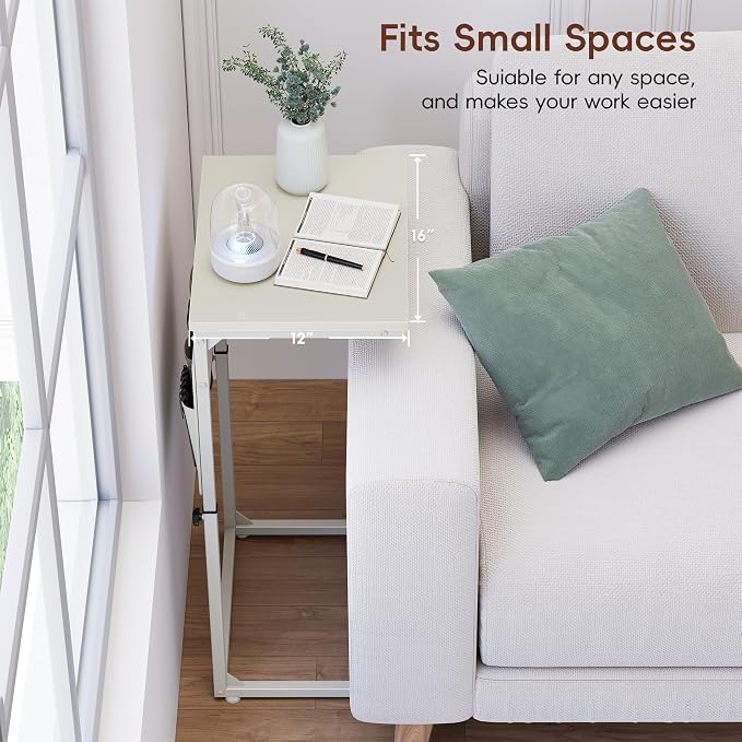 Vagusicc C-Shaped End Table - Image 4