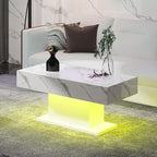 HedoAjim Led Coffee Table for Living Room, Living Room Table Rectangular Center - Image 9