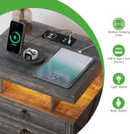 WOOVIVS Side Table Set of 2 - Image 4