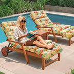 Outdoor Chaise Lounge Chair Cushion 75.1 x 22.8 x 4.7 Inches 100% Waterproof - Image 6