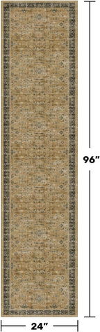 Natural Taupe 2x8 Runner Rug for Hallway, Long Runner Rug for Kitchen, Entryway - Image 2