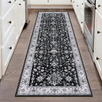 HEBE Hallway Runner Rug 2'x6', Washable Non Slip Kitchen Rug Runner | Soft Boho by HEBE
