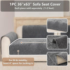 Premium Chenille Sofa Cushion Covers，Upgraded Anti-Slip Sectional Couch - Image 2