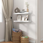fuqing White Floating Shelves for Wall - Image 3