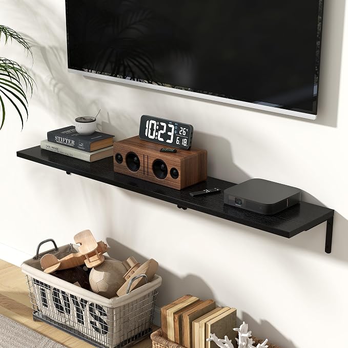Fun Memories Deep Floating Shelves, 24W x 8D Floating Shelves Set of 2 - Image 2