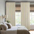 Pinch Pleated Linen Curtains 100% Blackout 102 Inches Long - Image 4