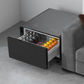 LUMISOL Smart Side Table with Built-in Fridge, Wireless Charging, Temperature by LUMISOL