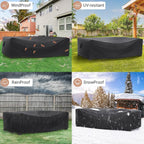 Patio Furniture Set Cover Waterproof, Mrrihand Outdoor Sectional Sofa Set Cover - Image 6