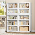 TEENFON 64.2" Bookcase, 5-Tier Open Bookshelves and Bookshelf, Freestanding - Image 3