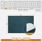 Super Absorbent Front Door Mat, Non-Slip Washable Indoor Doormats, Low Profile - Image 3