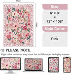 DUKINO 6x9 Area Rugs, Floral Washable Rug - Image 2