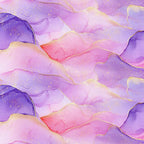 HOMETITUTE Pastel Watercolor Wallpaper Peel and Stick Purple Pink Gradient - Image 2