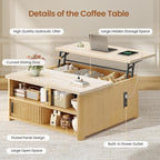 Itaar 31.5" Lift Top Coffee Table - Image 3