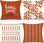 YCOLL Fall Pillow Covers 20x20 Set of 4, Modern Sofa Throw Pillow Cover by PillowCoversExpert