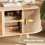 70" Fluted TV Stand with LED Lights - Image 6