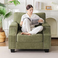 Oversized Accent Chair with Seat Storage, Comfy Living Room Chairs with Armrest by Fryruwa