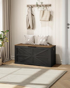 CHOEZON Storage Chest, 39.4" Wooden Storage Trunk, Modern Storage Bench - Image 4