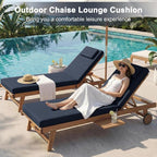 Outdoor Lounge Chair mat, 72 inches x 21 inches, Waterproof Chaise Lounge - Image 7