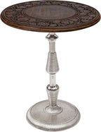 Side Tables-Hand Carved Vintage Boho Folding End Tables by TheWoodenTown
