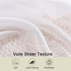 Kitchen Curtains 24 Inch Length Tier 2 Pieces, Cafe Bathroom Basement Rod - Image 3