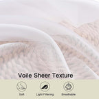 Extra Long Sheer White Curtains - Image 3