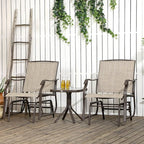 Outsunny 3 Piece Outdoor Glider Chair - Image 2