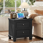 SAVOR LIFE Farmhouse Nightstand - Image 7