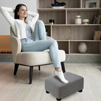 CAROLMADE Small Foot Stool Ottoman Footstool - Image 4