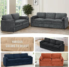 Chenille Upholstered Sofa Set - Image 6