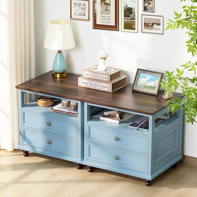 Joaxswe Farmhouse Nightstand Set of 2 - Image 8