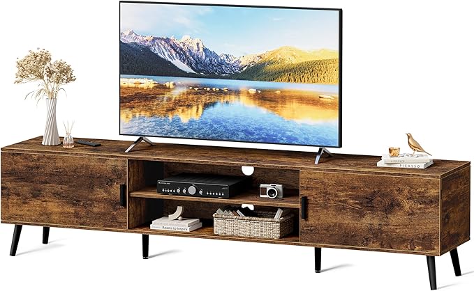 SUPERJARE 70.9 Inch TV Stand for 65, 75 Inch TV, Entertainment Center by SUPERJARE
