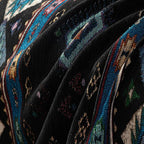 VClife Bohemian Couch Cover, Vintage Moroccan Tribal Geometric Chenille Couch - Image 5