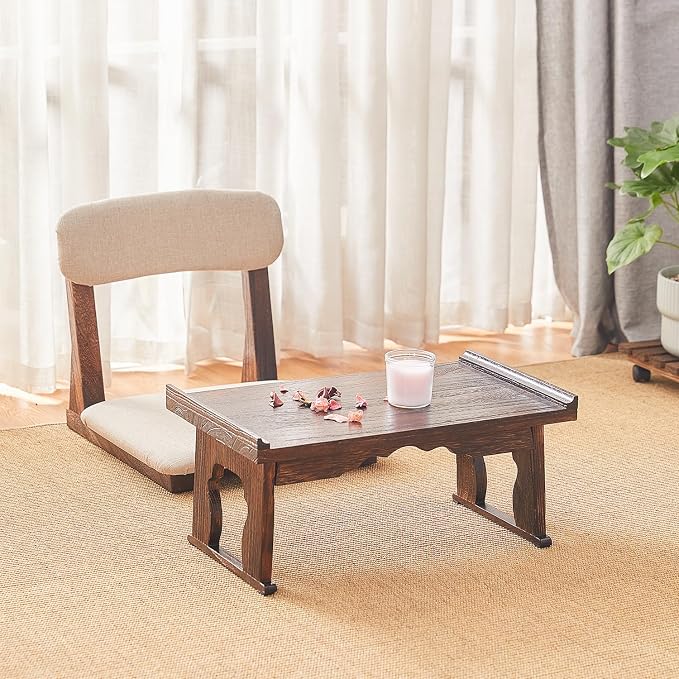 Japanese Floor Table, Small Coffee & Tea Table, Altar - Image 2
