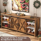 Farmhouse TV Stand for 80 Inch TV - Image 6