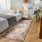 Runner Rugs for Bedroom Living Room, 2x6 Tie-Dyed Beige Hallway Area Rug | - Image 4