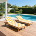 Only choice Chaise Lounge Cushions Outdoor, Fade & Water Resistant Patio Lounge - Image 3