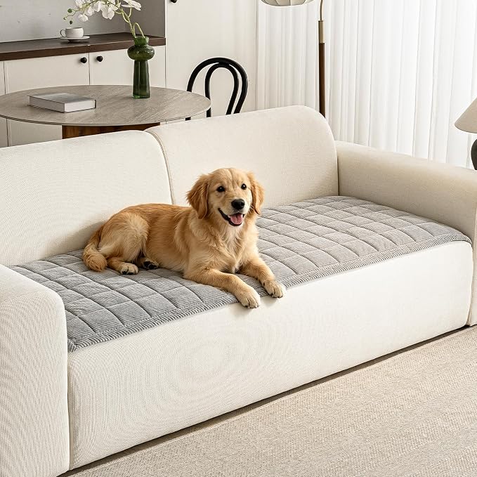 Couch Covers for Dogs Washable, 27.6"x70.9" Non Slip Couch Covers for Loveseat by PJLZJFBY