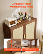 VEVOR Rattan Cabinet, Rattan Storage Cabinet - Image 6