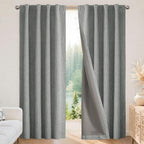Joydeco Linen Blackout Curtains by JOYDECO