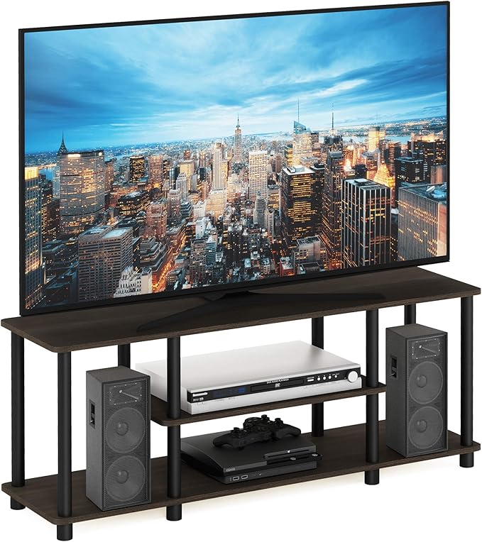 Furinno Turn-N-Tube No Tools 3D 3-Tier Entertainment TV Stand up to 50 inch TV by Furinno-FitsYourSpaceFitsYourBudget