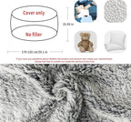 YudouTech (No Filler Bean Bag Chair Cover Without Filler, Big Round Soft Fluffy - Image 2