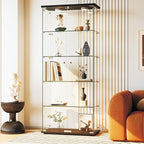 IDEALHOUSE Tempered Glass Display Cabinet by IDEALHOUSE