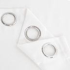 YoungsTex White Linen Sheer Curtains 80 Inches Length - Image 9