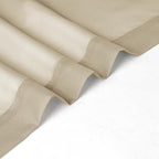 Chyhomenyc Taupe Sheer Valance for Windows, 2 Pack | Light Filtering Voile Soft - Image 6