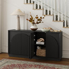 WIN2WIN 65" Fluted Sideboard Buffet Cabinet - Image 6