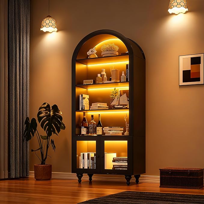 Wildhome Wooden Arched Display Storage Cabinet by WildhomeYourHomeFurnishingSolution
