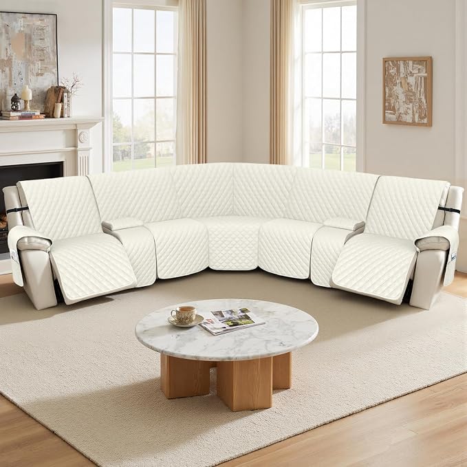 Arfntevss Recliner Sectional Couch Covers 1OO% Waterproof L Shape Sofa Cover - Image 7
